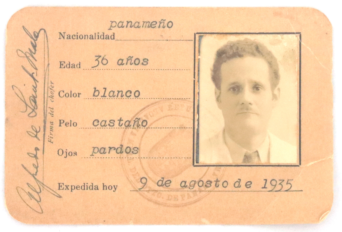 1935 – LICENCIA DE CONDUCIR